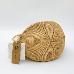StrawWeave Handmade Polka Dot Raffia Tote  Premium Eco-Friendly Woven Bag, Summer Beach & Vacation Handbag