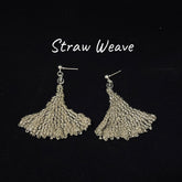 Ballet Skirt Beaded Stud Earrings