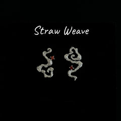 New Chinese Floating Cloud Silver Earrings