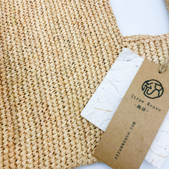 StrawWeave Handmade Raffia Tote Premium Eco-Friendly Woven Bag, Summer Beach & Vacation Handbag