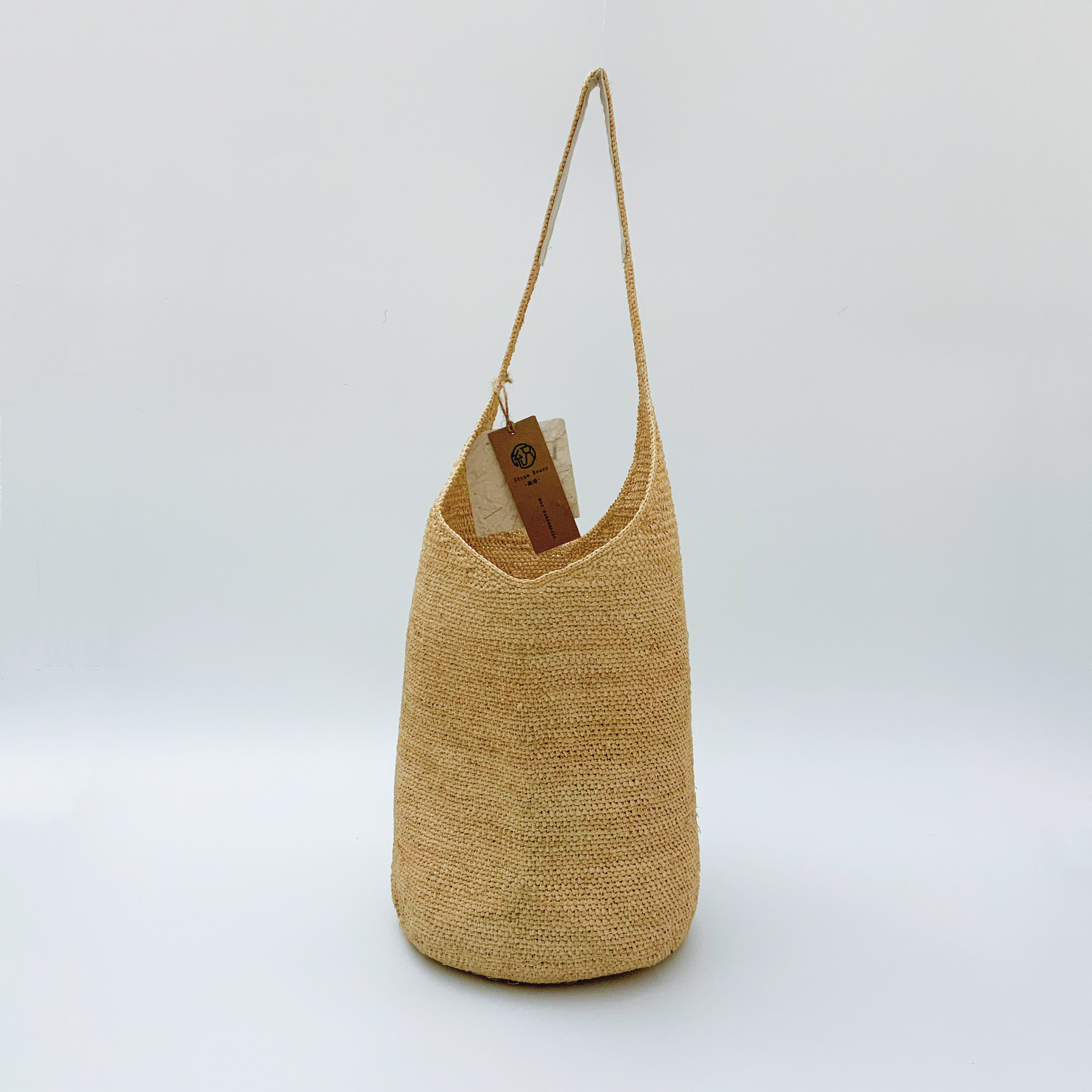StrawWeave Handmade Large Raffia Bucket Bag  Eco-Friendly Summer Casual Shoulder Bag for Women, Colorblock Woven Tote