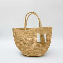 StrawWeave Eco-Friendly Handwoven Premium Raffia Handbag New Summer Large-Capacity Tote Woven Bag, Beach & Vacation Straw Bag