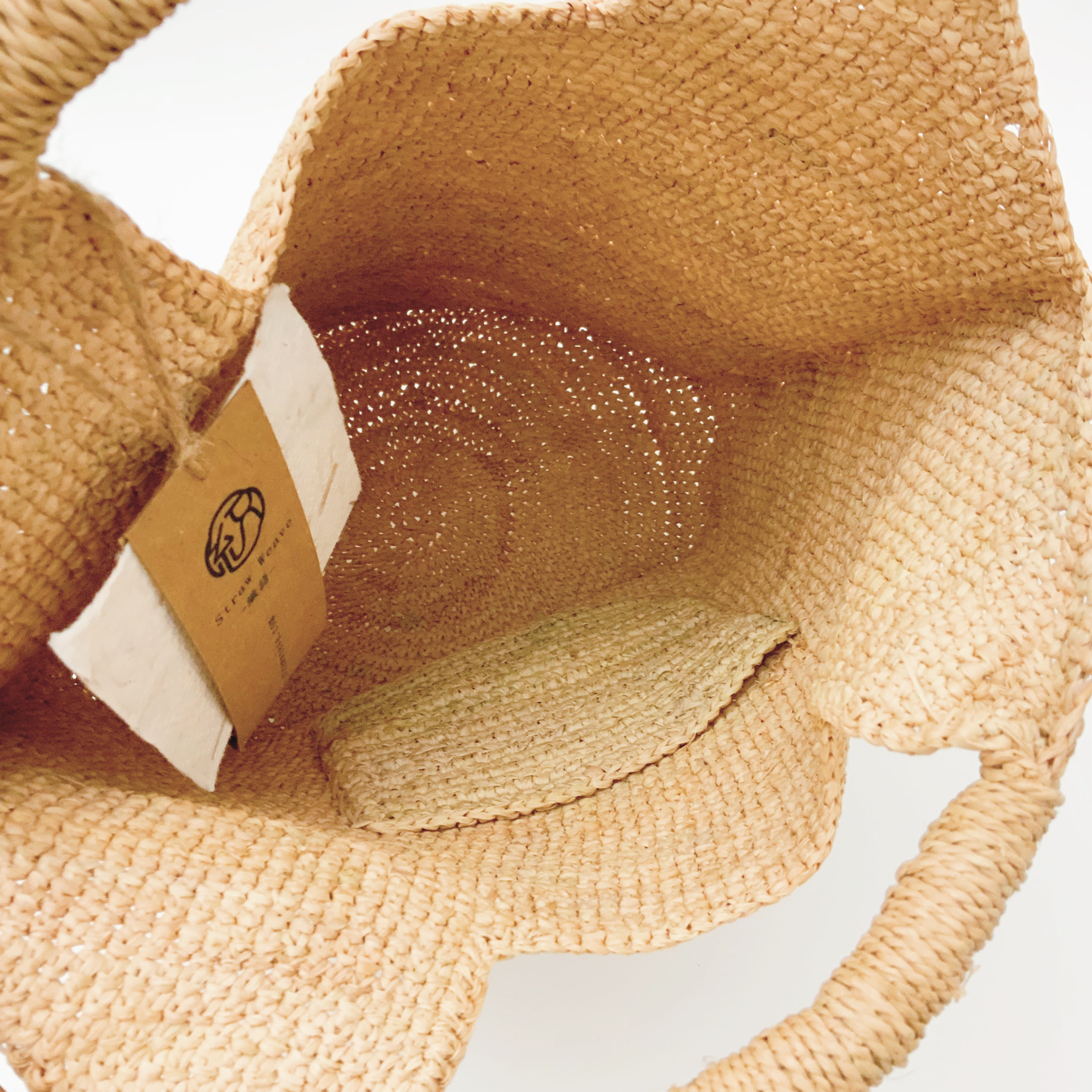 StrawWeave Handmade Raffia Tote Premium Eco-Friendly Woven Bag, Summer Beach & Vacation Handbag