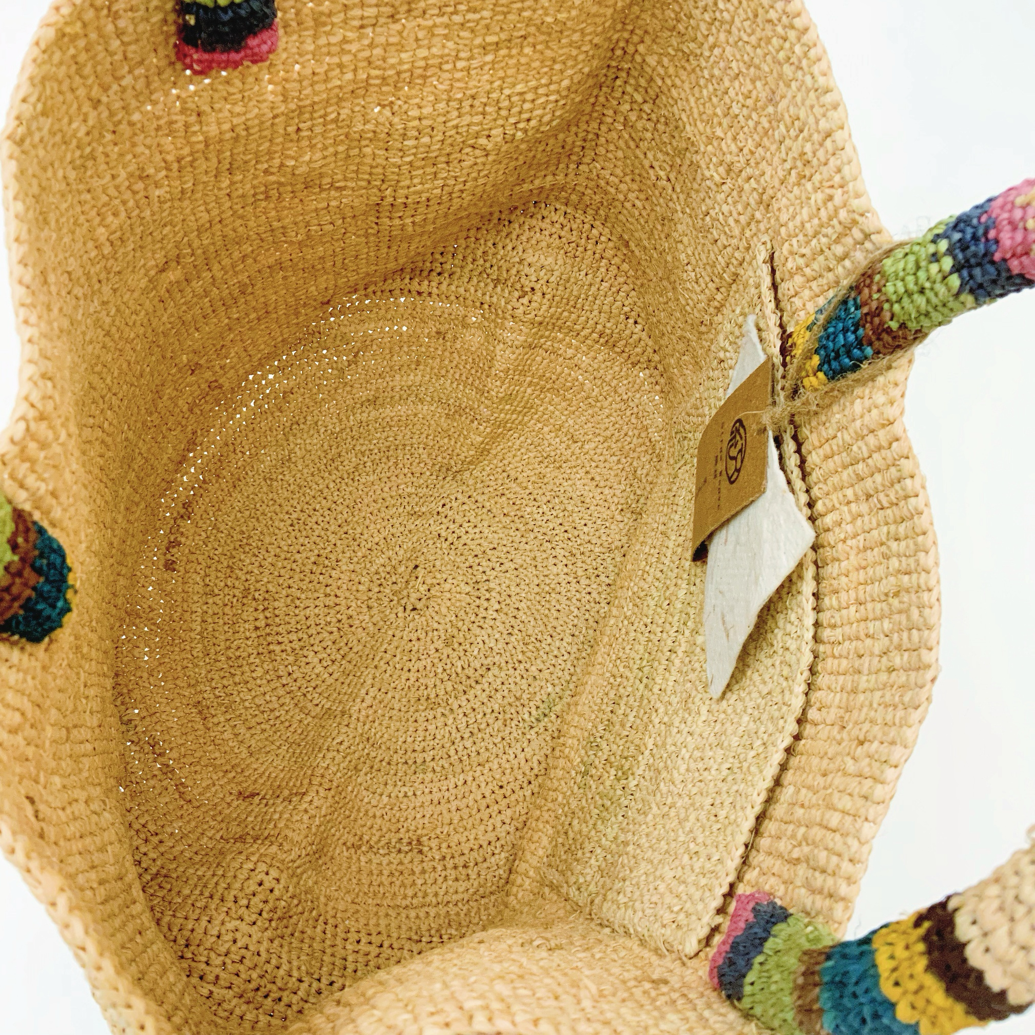 StrawWeave Eco-Friendly Handwoven Premium Raffia Handbag  New Colorful Outer-Pocket Straw Woven Bag for Women, Beach & Vacation Tote Bag