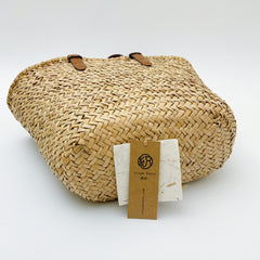 StrawWeave Eco-Friendly Handwoven Minimalist Shoulder Straw Bag  New Versatile Large-Capacity Woven Straw Bag, Vacation-Style Beach Bag, Natural Straw Womens Bag