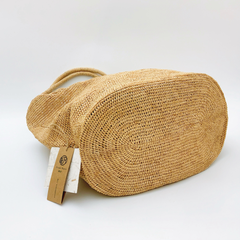 StrawWeave Eco-Friendly Handwoven Premium Raffia Bag  Versatile Handmade Shoulder Straw Bag, Large-Capacity Tote Bag for Women, Beach & Seaside