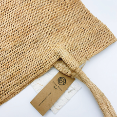 StrawWeave Eco-Friendly Handwoven Premium Raffia Bag  Versatile Handmade Shoulder Straw Bag, Large-Capacity Tote Bag for Women, Beach & Seaside