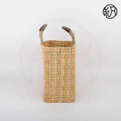 Yellow Grass Handwoven Straw Tote Handheld Bag B032