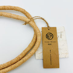 StrawWeave Eco-Friendly Handwoven Premium Raffia Handbag  New Summer Large-Capacity Tote Woven Bag, Beach & Vacation Straw Bag