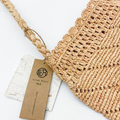 StrawWeave Eco-Friendly Handwoven Premium Raffia Bag for Women  New Summer Handheld Straw Bag, Vacation Beach Bag, Shoulder Bucket Bag