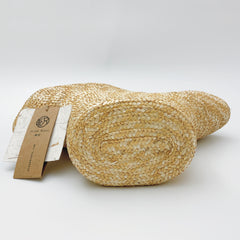 StrawWeave Eco-Friendly Handwoven Niche Wooden-Handle Hat Straw Bag  New Fresh-Style Wheat Straw Woven Bag, Vacation-Style Beach Bag, Versatile Womens Bag