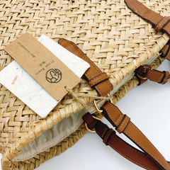 StrawWeave Eco-Friendly Handwoven Minimalist Shoulder Straw Bag  New Versatile Large-Capacity Woven Straw Bag, Vacation-Style Beach Bag, Natural Straw Womens Bag