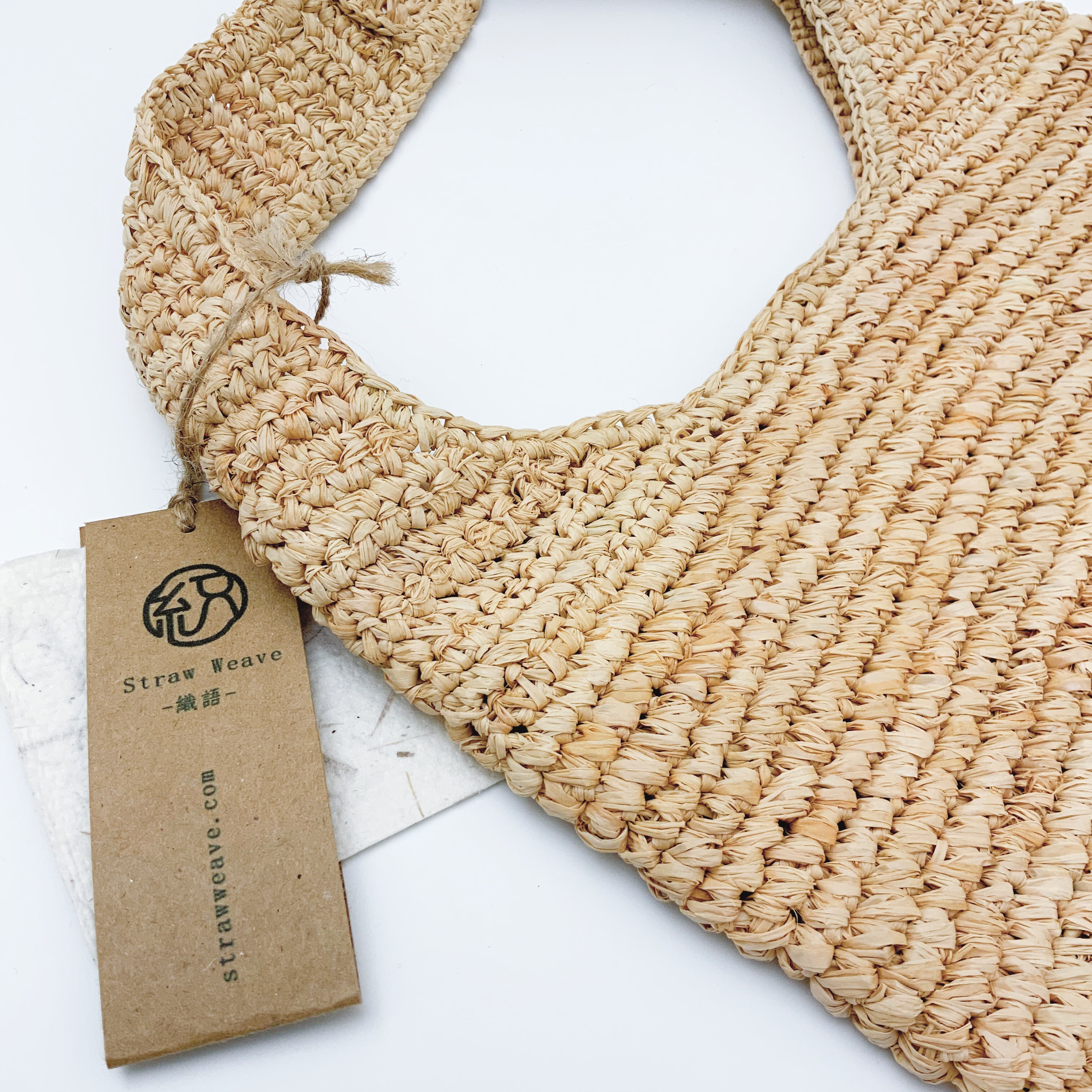 StrawWeave Eco-Friendly Handmade Raffia Shoulder Bag, Women's Small Woven Crossbody Tote, Elegant Casual Summer Beach Vacation Handbag