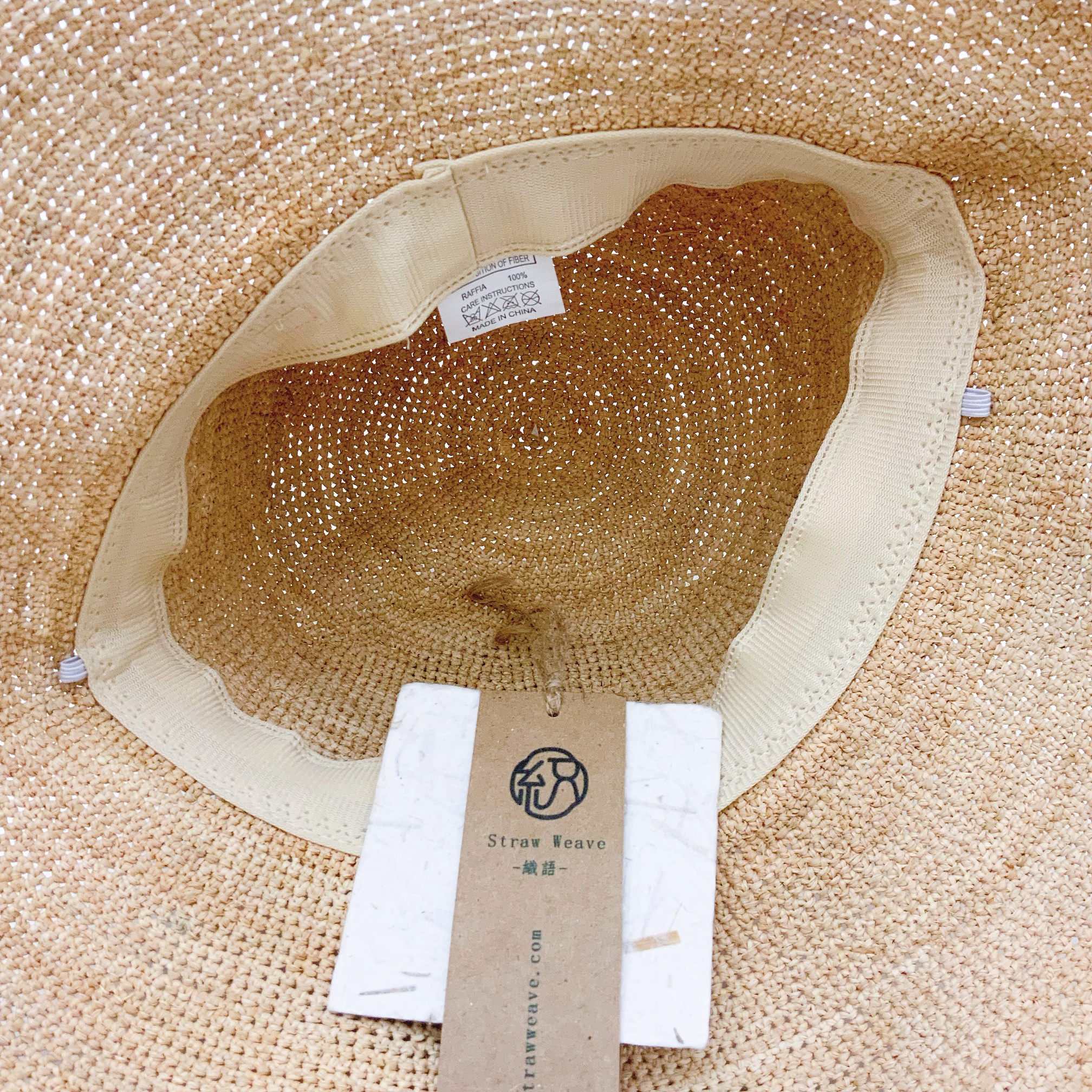 StrawWeave Eco-Friendly Handwoven Raffia Sun Hat  Handmade Women's Wide-Brim Foldable Straw Hat, Summer Travel, Beach & Vacation Sun Hat