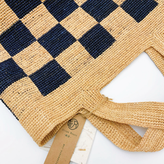 StrawWeave Eco-Friendly Handwoven Raffia Color-Block Large-Capacity Shoulder Bag  Travel & Vacation Straw Beach Bag, Bucket Bag, Casual Commuter Handbag