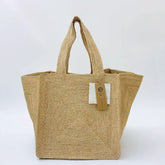 StrawWeave Eco-Friendly Handmade Raffia Tote Bag, Women's Large Capacity Woven Shoulder Handbag, Simple Fashion Summer Beach Vacation Purse