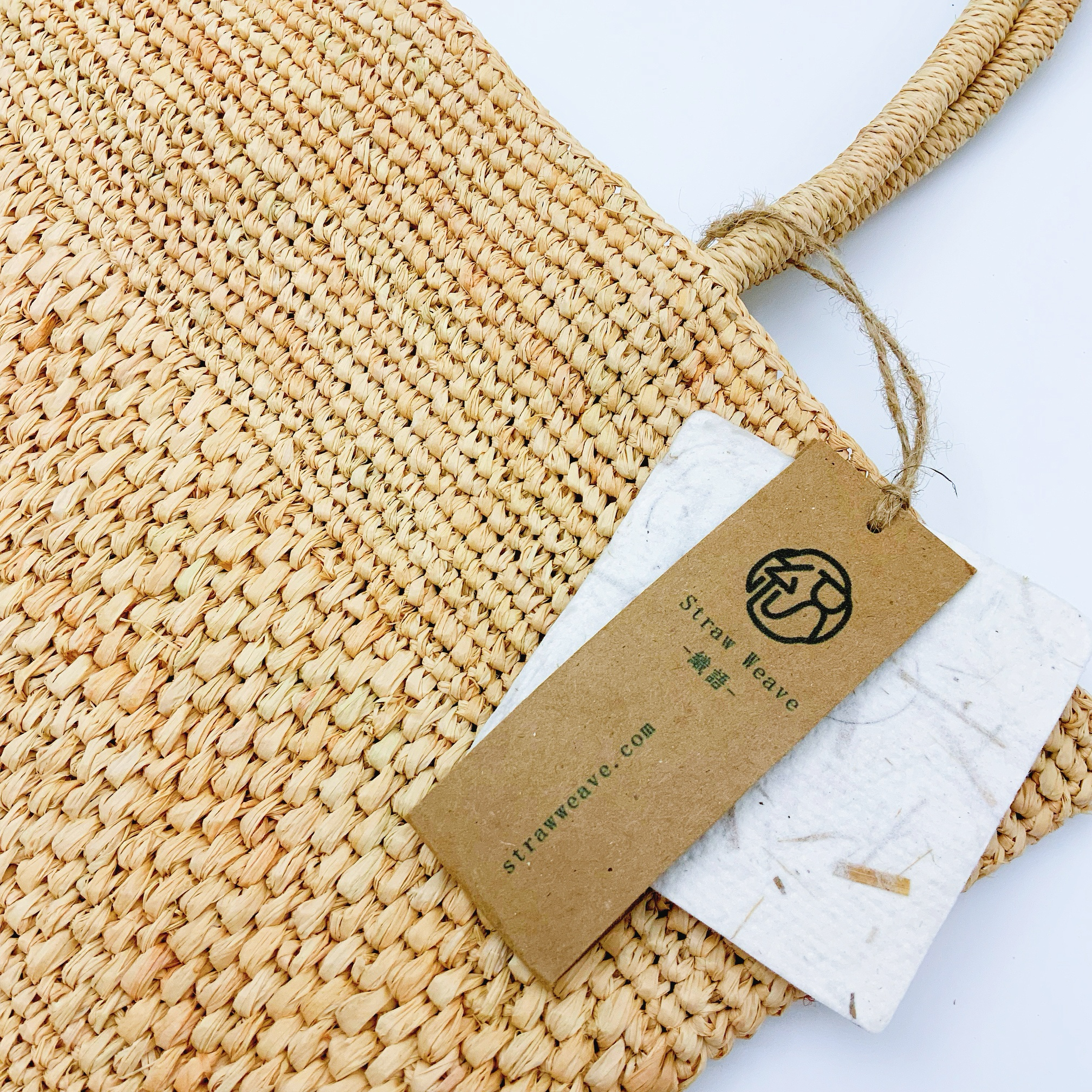 StrawWeave Eco-Friendly Handwoven Premium Raffia Handbag New Summer Large-Capacity Tote Woven Bag, Beach & Vacation Straw Bag