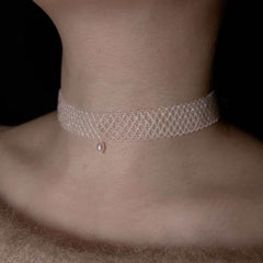 Antique Dreamcatcher Beaded Necklace