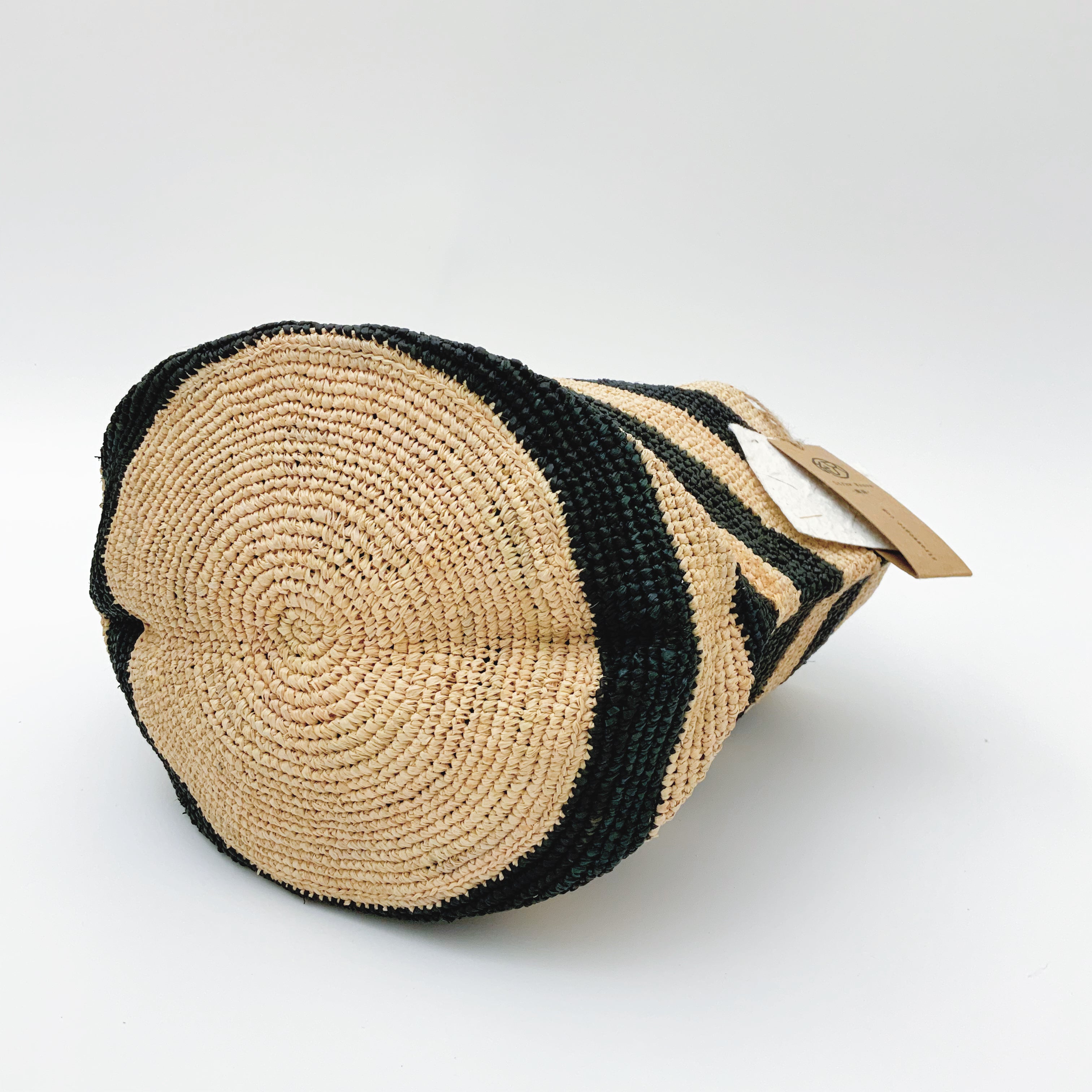 StrawWeave Eco-Friendly Handmade Raffia Tote Bag, Women's Large Capacity Striped Color-Block Woven Handbag, Stylish Top-Handle Summer Beach Vacation Purse