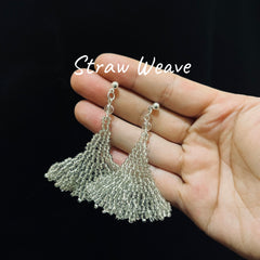 Ballet Skirt Beaded Stud Earrings