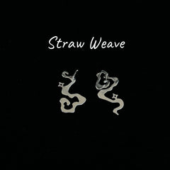 New Chinese Floating Cloud Silver Earrings