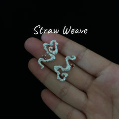 New Chinese Floating Cloud Silver Earrings
