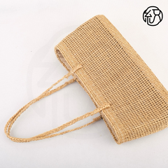 StrawWeave Eco-Friendly Handmade Straw Shoulder Bag, Women's Summer Yellow Grass Mesh Drawstring Tote, Underarm Woven Handbag for Beach Vacation'