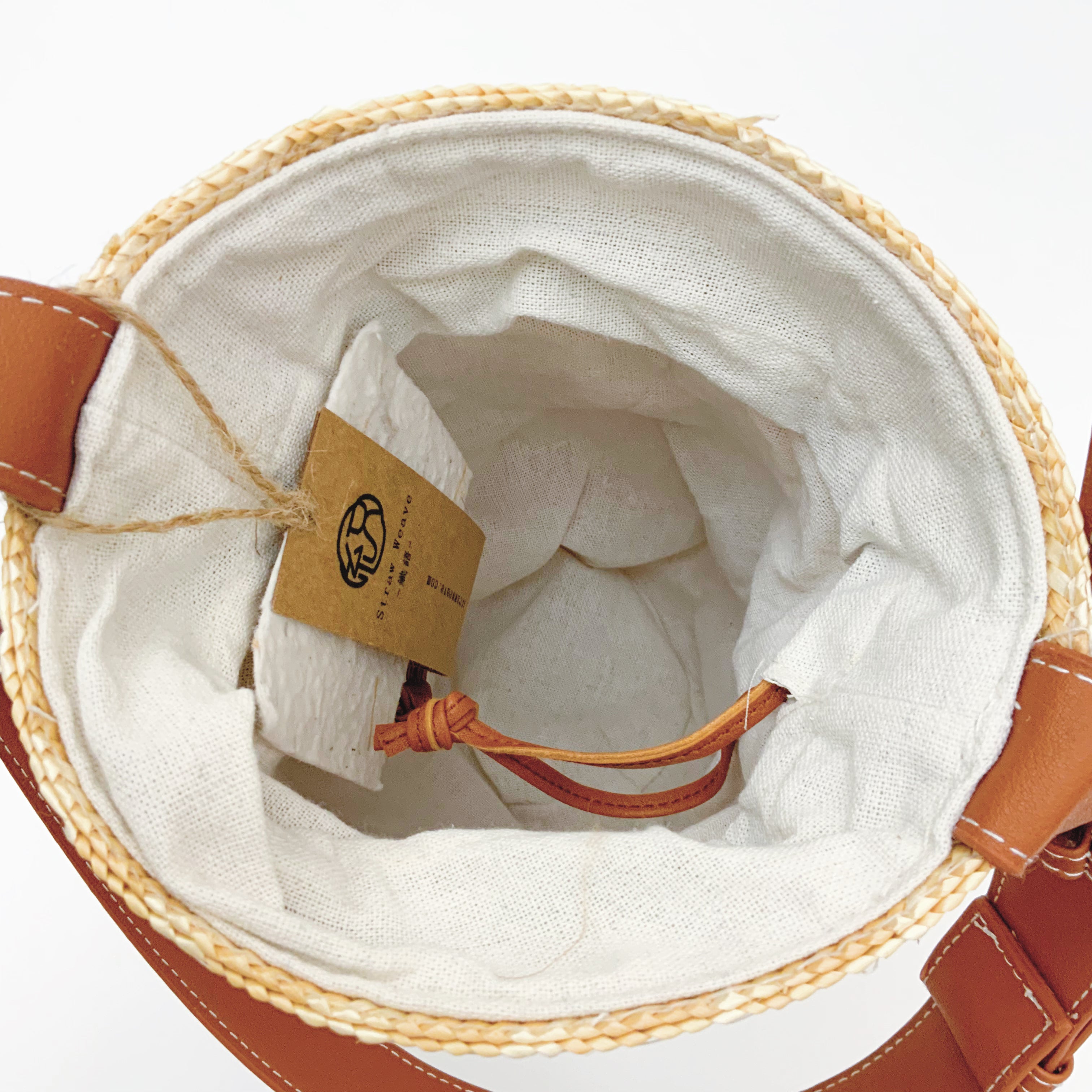 StrawWeave Eco-Friendly Handwoven Gourd-Shaped Shoulder Straw Bag  Fashionable Handheld Wheat Straw Handwoven Bag, Vacation-Style Beach Bag, Versatile Women's Bag