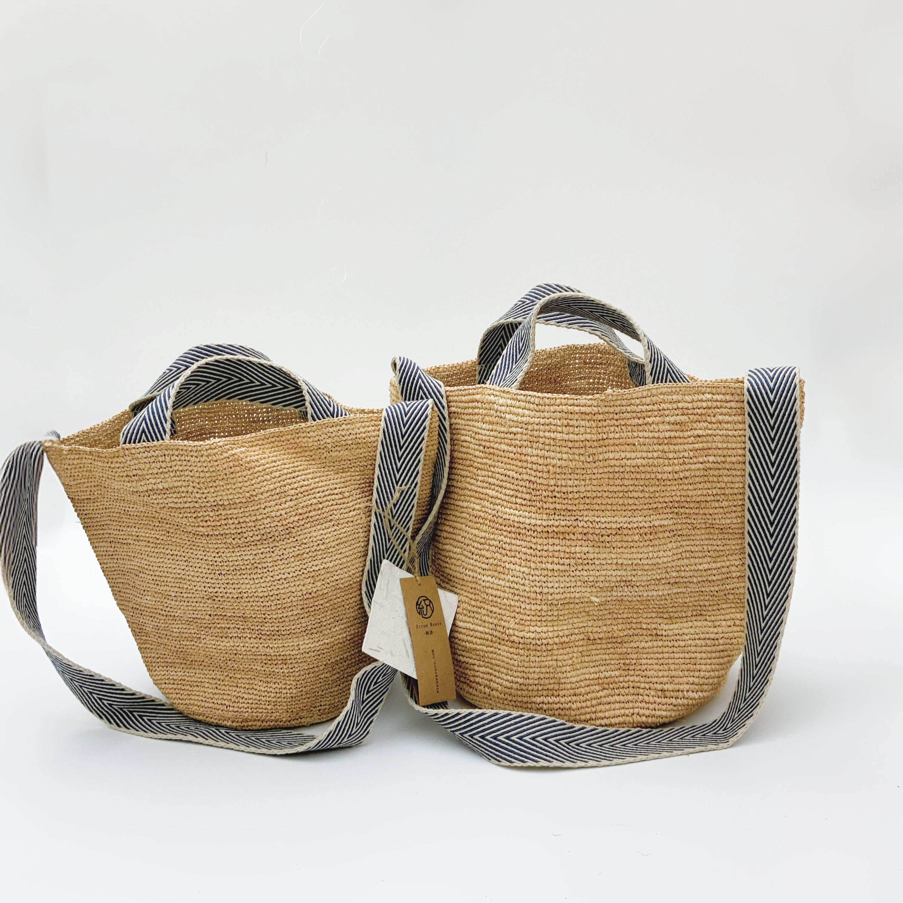 StrawWeave Eco-Friendly Handwoven Raffia Bag  Crossbody Bag, Handheld Straw Bag, Bucket Bag, Versatile Shoulder Woven Bag, Beach Bag