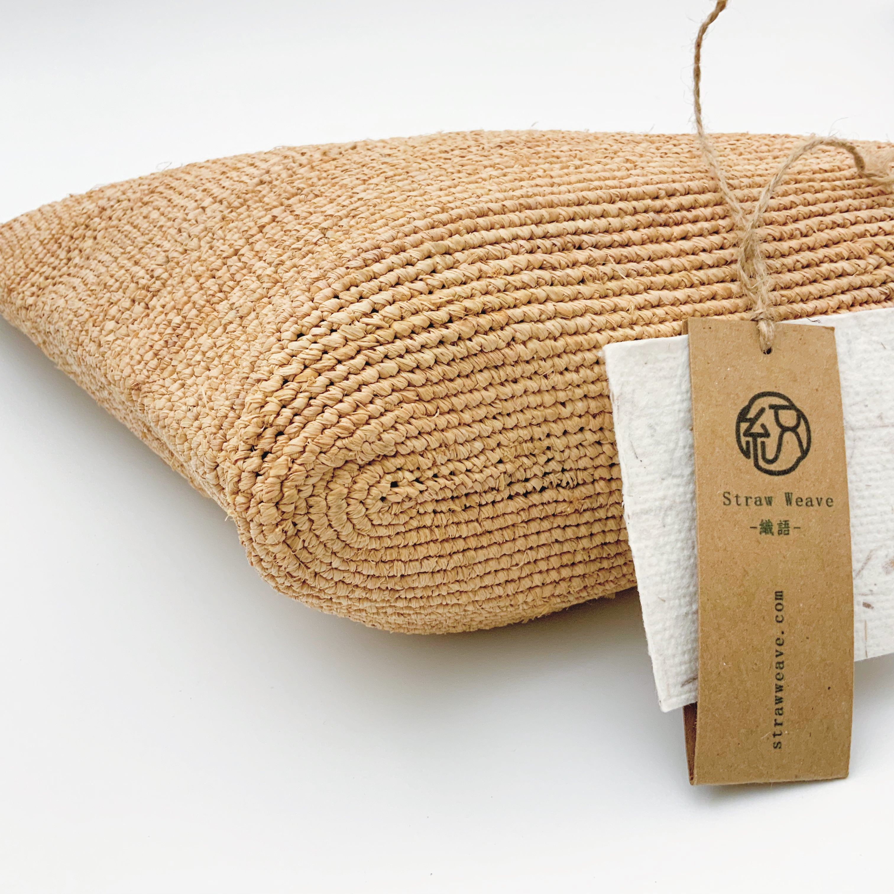 StrawWeave Handmade Raffia Tote Bag  Eco-Friendly Large Woven Summer Beach Bag for Women, Vintage Travel Handbag