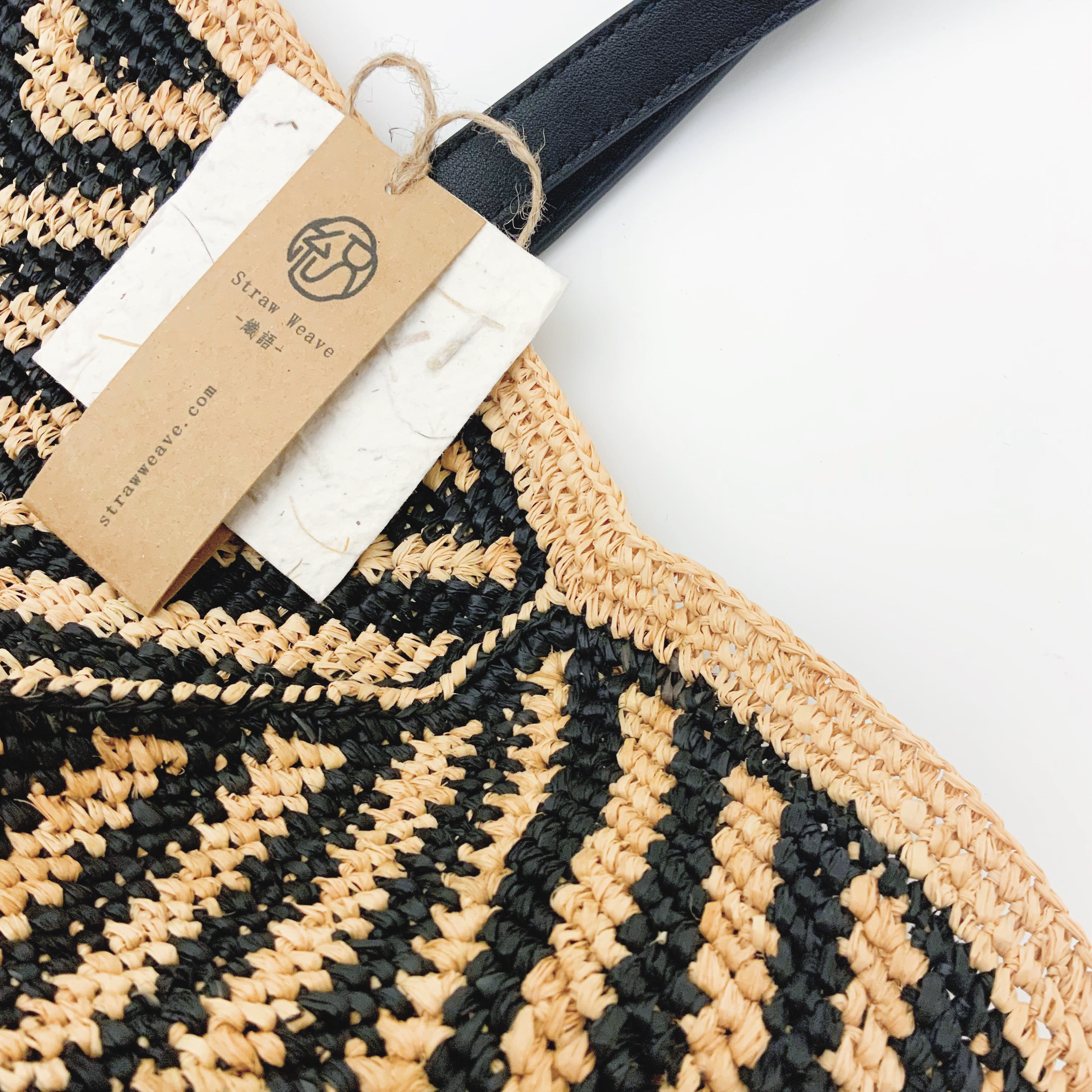 StrawWeave Eco-Friendly Handmade Raffia Tote Bag, Women's Large Capacity Color-Block Woven Shoulder Handbag, Stylish Summer Beach Vacation Purse