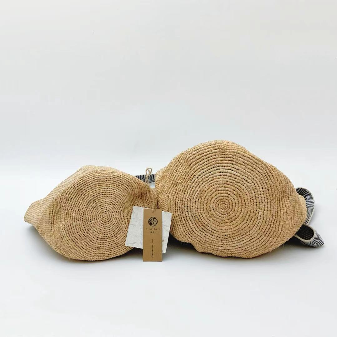 StrawWeave Eco-Friendly Handwoven Raffia Bag  Crossbody Bag, Handheld Straw Bag, Bucket Bag, Versatile Shoulder Woven Bag, Beach Bag