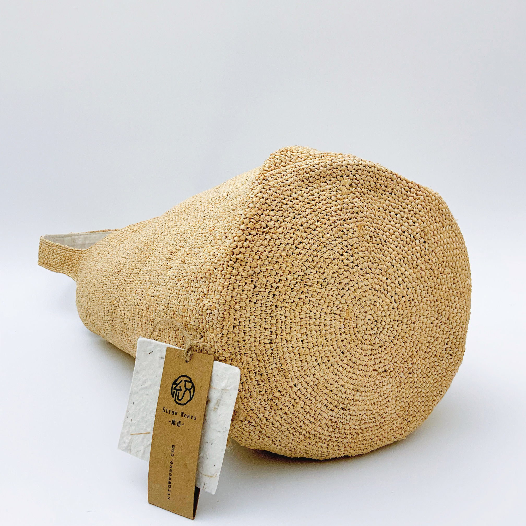 StrawWeave Handmade Large Raffia Bucket Bag  Eco-Friendly Summer Casual Shoulder Bag for Women, Colorblock Woven Tote