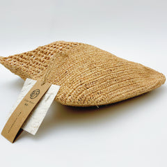 StrawWeave Eco-Friendly Handwoven Raffia Hollow Bag, Premium Summer Handheld Straw Bag for Women, Beach Vacation Tote Bag