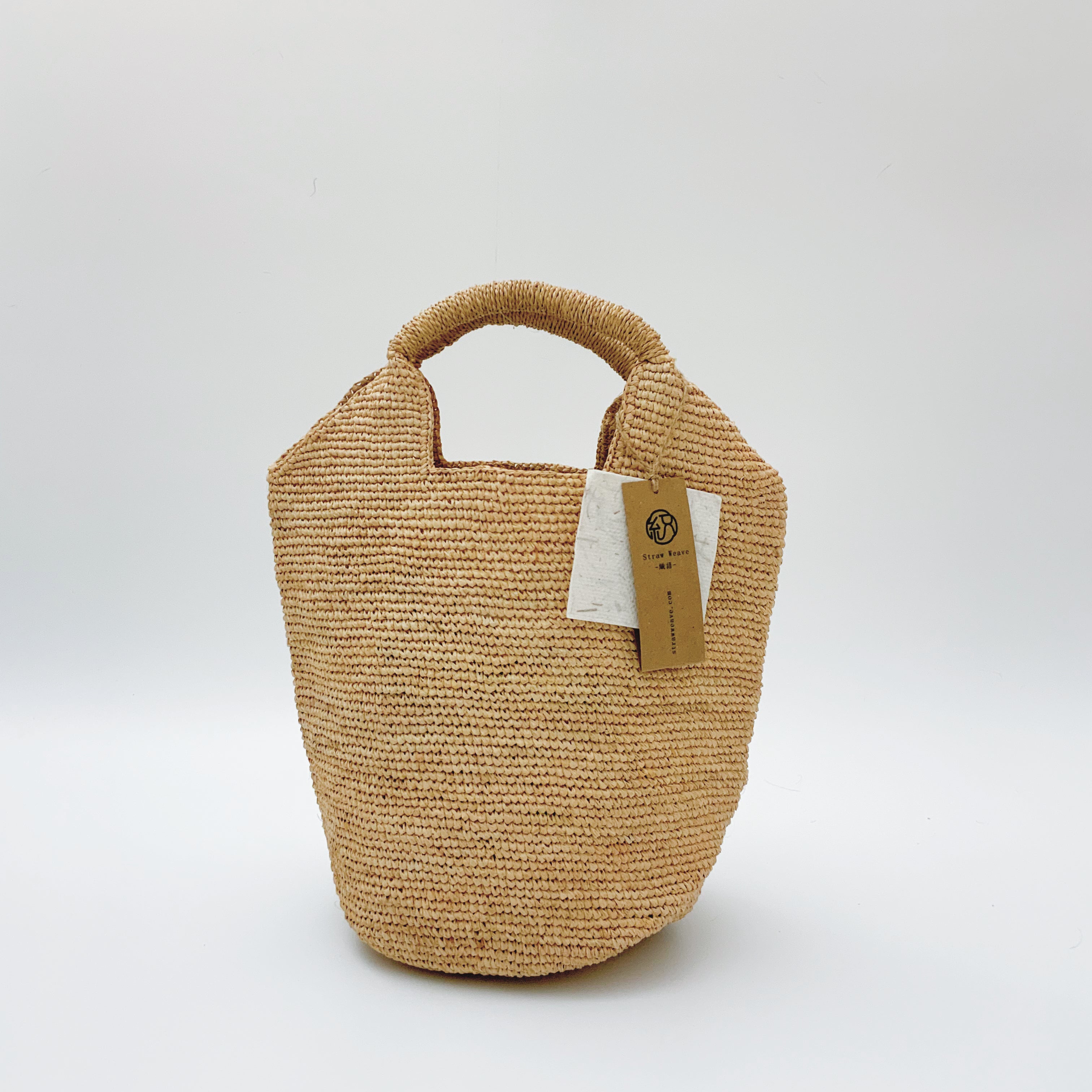 StrawWeave Handmade Raffia Tote  Premium Eco-Friendly Woven Bag, Summer Beach & Vacation Handbag